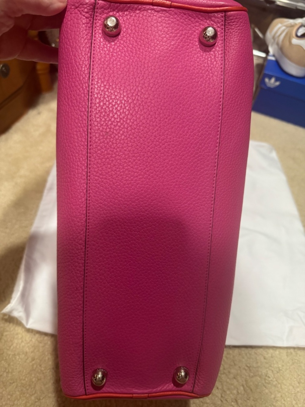 Loewe top handle Anagram Pink - Picture 5 of 9